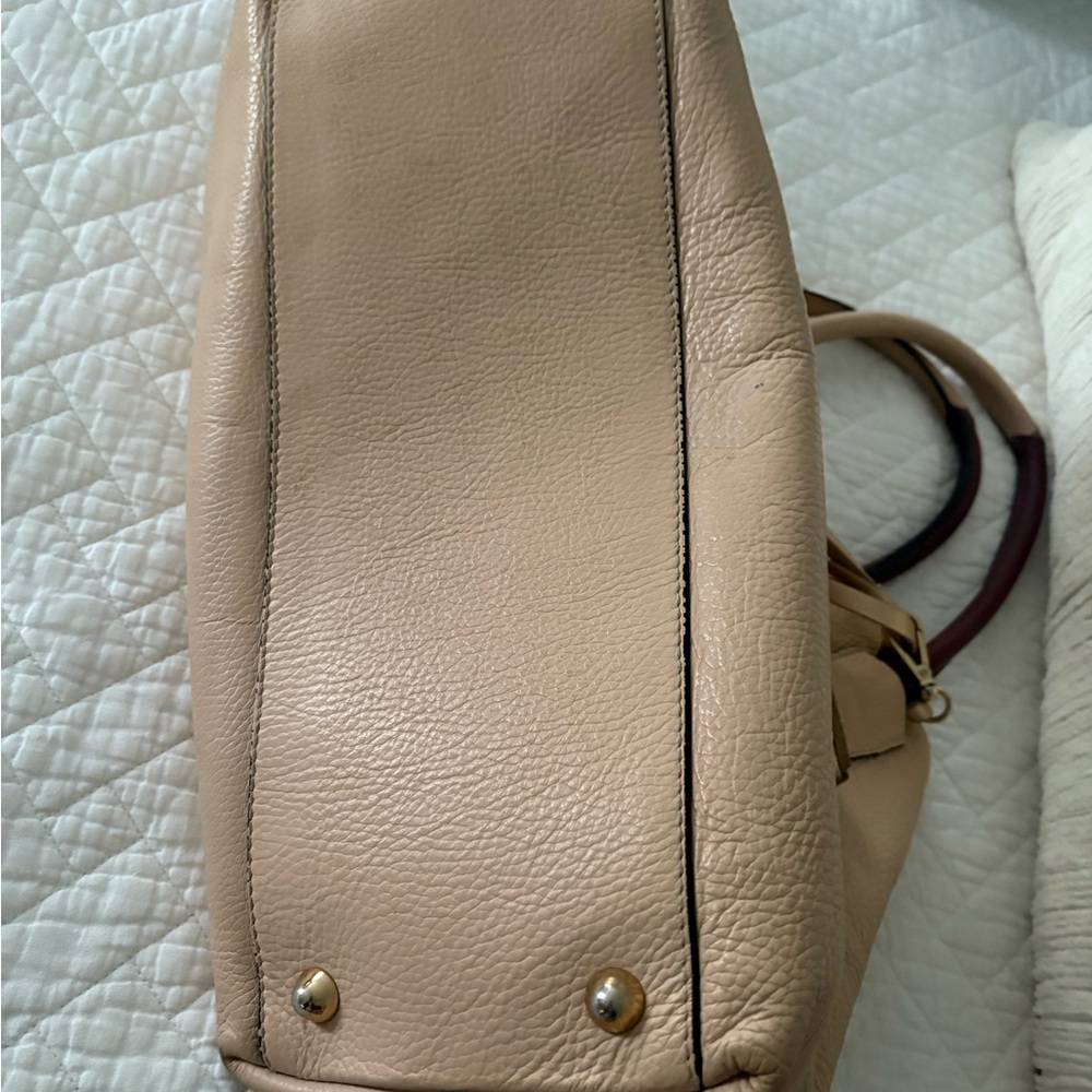 Innue Pink Leather Handbag - Picture 4 of 11